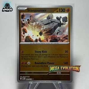 Stonjourner 081/132 Reverse Holo Pokemon TCG: Mega Evolution MINT SHIPPED TODAY! - Picture 1 of 2
