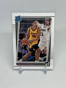 Selecciones del draft de baloncesto 2022 Panini Chronicles Keegan Murray RC #4 rosa paralelo - Imagen 1 de 2