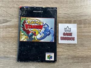 NOTICE SEULE Pokémon Stadium 2 Nintendo 64 PAL FRA N64 - Imagen 1 de 3