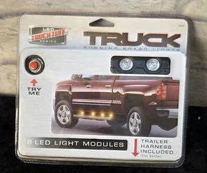 Truck Tuff Series 8 LED Light Modules Running Board Kit Amber with Trailer... - Picture 1 of 7