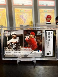 ⭐️ BABE RUTH SHOHEI OHTANI 2018 TOPPS NOW #MOW1 CSG 10 GEM MINT GRADED RC 🔥🔥 - Picture 1 of 2