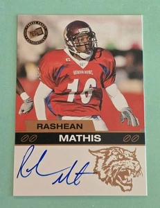 2003 Press Pass Draft Picks RASHEAN MATHIS Autograph Rookie RC Auto Jacksonville - Picture 1 of 2