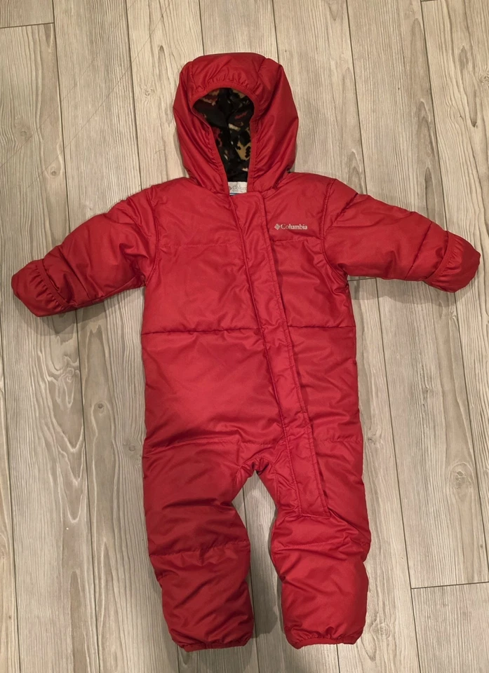 Bebé Niño Columbia Traje de Nieve 18-24 Meses Forrado de Vellón Calentadores de Manos y Pies ¡EXCELENTE ESTADO USADO! Foto 1 de 1