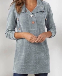 Suéter suave celestial manga larga St. Germain "Chenille" SOFT AROUND 3x - Imagen 1 de 7