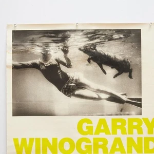 Vintage Gary Winogrand Photography Poster MoMA Museum Exhibit 1988 Damaged - Bild 1 von 9