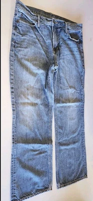 Pantalones de mezclilla Structure Premium azul corte boot lavado a la piedra para hombre talla 34WX30 entrepierna Foto 1 de 4