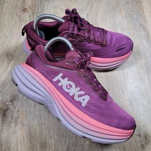 Hoka One One Bondi 8 Damengröße 7 B (Medium) Laufschuhe beere - Bild 1 von 14