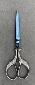 Dovo n. 42 Forbici da sarta incise blu 5-1/2” Solingen Germania fuori produzione - Foto 1 di 9