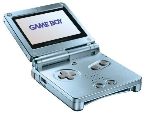 Nintendo Game Boy Advance SP Handheld Console - Pearl Blue