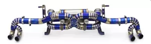 Valved Titanium Exhaust System X Pipe fits 14-19 Lamborghini Huracan LP580 LP610 - Bild 1 von 7
