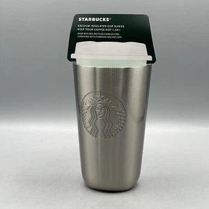 Starbucks Edelstahl Heißbecher Getränkehülle Grande Vakuumisoliert Neu mit Etikett - Bild 1 von 5