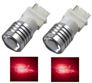 LED Light 5W 3156 Red Two Bulbs Stop Brake Tail Replacement Fit Upgrade Show - Bild 1 von 5