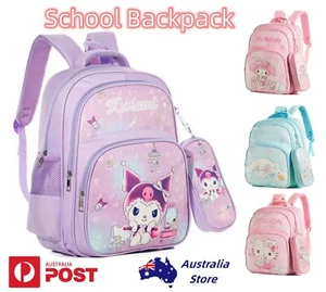 Kuromi Cinnamoroll Hellokitty Sanrio Backpack Back To School Kinder Bag Travel - Picture 1 of 13