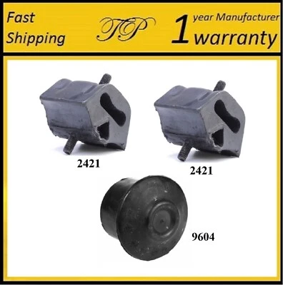 3PCS FRONT MOTOR MOUNT FOR AUDI 4000, 80, 90 1.6L 1.7L 1.8L 2.0L - Image 1 of 4