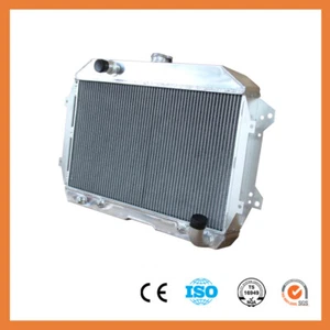 110 Aluminum Radiator Fit Datsun 240z 1970-1973 260z 1974-1975 52mm 3Row AT/MT - Picture 1 of 7