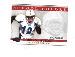 2001 Pacific Invincible School Colors #27 Bobby Newcombe /2750 NEBRASKA - Picture 1 of 1
