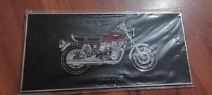 Vintage 1970's Yamaha XS 1100 Motorcycle Plastic Wall Plaque new old stock - Picture 1 of 1