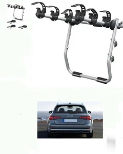 PORTABICI POSTERIORE 3 BICI PER AUDI A4 AVANT ANNO 2017 UOMO DONNA MB SPECIALI - Imagen 1 de 9