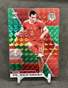 2021 Mosaic Vyacheslav Karavaev MOSAIC CHOICE RED & GREEN PRIZM SSP Rookie #73 - Picture 1 of 12