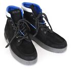 REPLAY EU42 Men Casual Shoes Black Grey Laced High-Top Boots