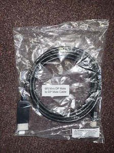 6ft Mini DisplayPort Male To DisplayPort Male - Picture 1 of 1