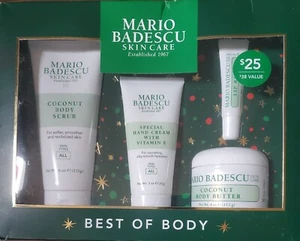 Mario Badescu Skin Care Best Of Body Kit Scru Hand Cream Lip Balm Body Butter - Picture 1 of 2