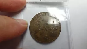 COIN TOKEN LUCKY LINDEY CHARLES LINDBERGH FIRST NON STOP FLIGHT NEW YORK TO PARI - Picture 1 of 2