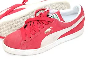 Zapatos de gamuza para hombre PUMA talla 7 Smash rojos retro - Imagen 1 de 9