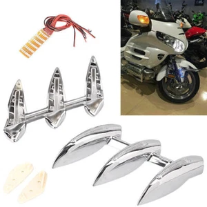 Fit Honda Goldwing GL1800 2001 - 2011 Set Accenti Torre Forcella Parafango Cromato UK - Foto 1 di 12