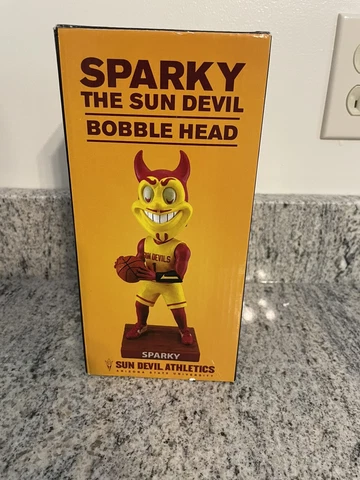 Sparky Basketball Bobblehead Arizona State University ASU Sun Devils Cover