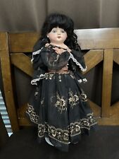 Large 20” Antique Paper Mache Doll All Original Clothing In Good Shape