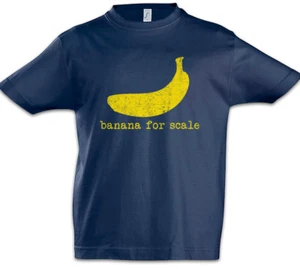 Banana For Scale Boys T-Shirt Diagram Fun Geek Nerd Computer Science Scientist - Picture 1 of 1