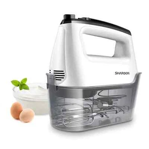 6 - Speed Hand Mixer - Turbo, with 5 Accessories,for Baking,Snap - On Case,White - Picture 1 of 10