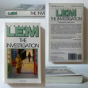 STANISLAW LEM The Investigation | 1986 Harvest Mass Market Paperback - Picture 1 of 9
