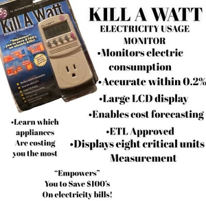 P3 KILL A WATT Stromverbrauchsmonitor Originalmodell P4400 Neu in OVP - Bild 1 von 5