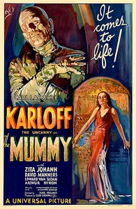 The Mummy 1932 Movie Poster Boris Karloff Egyptian - 17" x 22" Fine Art Print - Picture 1 of 1