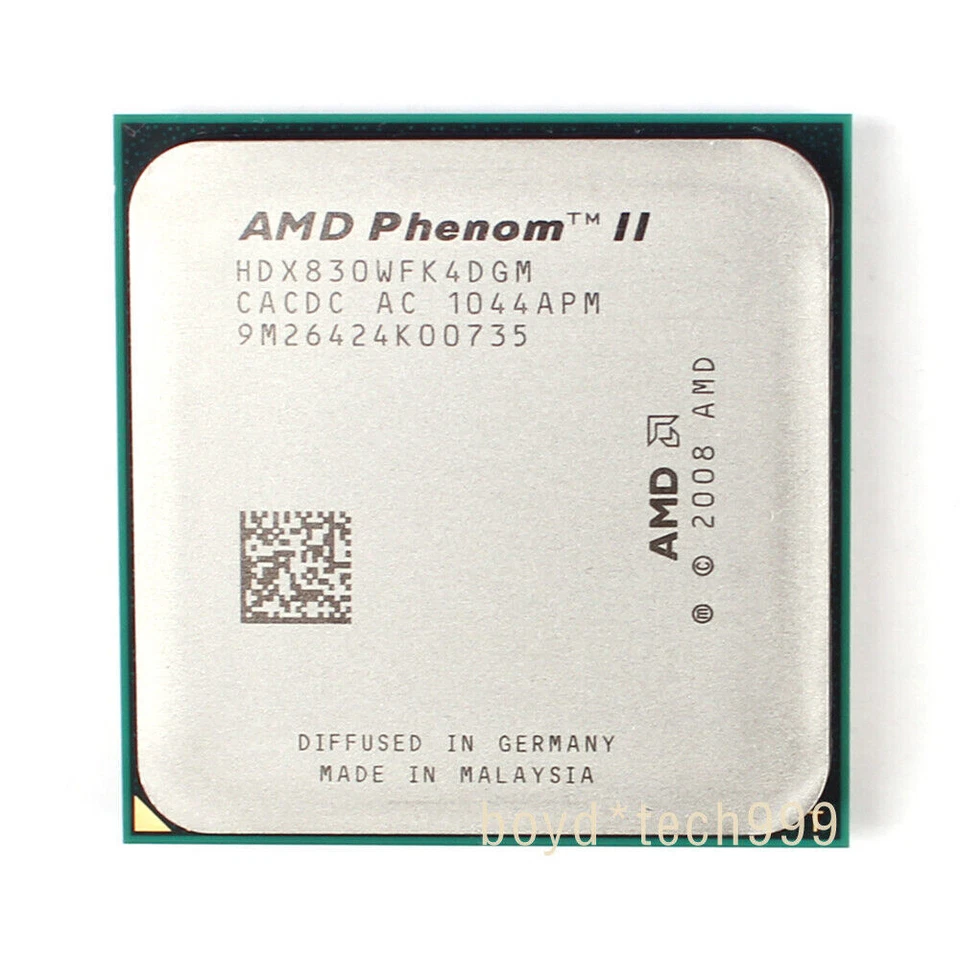 AMD PHENOM II X4 830 PROCESSOR 2.8GHZ/6M/667 (HDX830WFK4DGM) SOCKET AM2+/AM3 CPU - Image 1 of 1