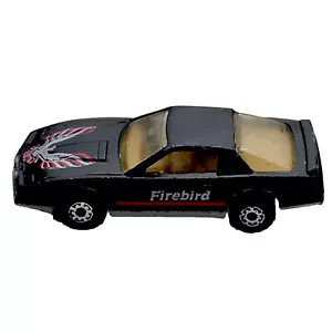 Pontiac Firebird SE 1982 Die-Cast Sports Muscle Car Matchbox Black Bird Graphic - Picture 1 of 7