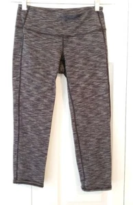 ATHLETA Mujer Talla S T Gris Rayas Recortadas Pull On Elástico Entrenamiento Leggings - Imagen 1 de 4