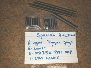 SONDERAUKTION 6 obere, 6 untere 3 Std850 & 1 Grifffeder ANTIK SCHLITZ - Bild 1 von 3