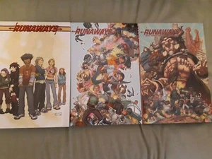 Runaways Vols 1, 2 & 3 Hardcovers Brian K Vaughan, Adrian Alphona Marvel OOP - Picture 1 of 2