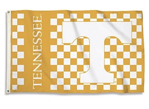 Tennessee Volunteers UT Vols Large 3'x5' Flag Checkerboard TN - New, Ships Today Cover