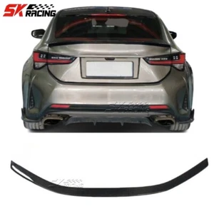 Se adapta a Lexus RC300 RC350 F-Sport 2019+ alerón trasero de fibra de carbono real - Imagen 1 de 21