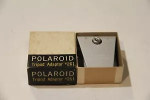POLAROID #261 Tripod Adapter in Box, For LAND CAMERA 110/110A 150/800 Vintage - Picture 1 of 8