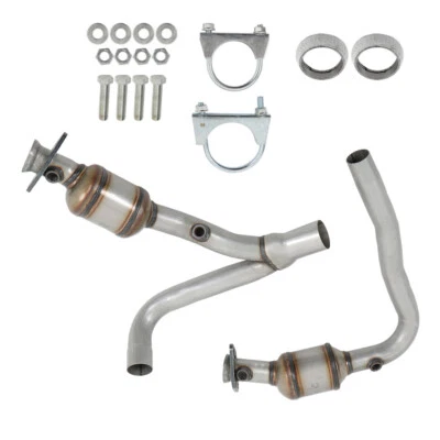 LABLT Y-Pipe Catalytic Converters For 2004-2010 Dodge Dakota 3.7L V6 & 4.7L V8 - Image 1 of 4