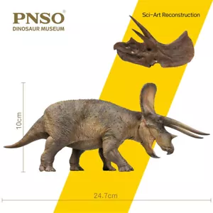 PNSO 1/35 New Version Triceratops Model Adult Children Toys Gift Dinosaur Figure - Picture 1 of 15