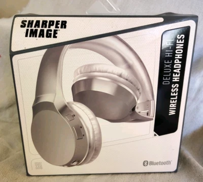 NEW Sharper Image SBT665 Deluxe Hi-Fi Wireless Bluetooth Headphones - Image 1 of 4