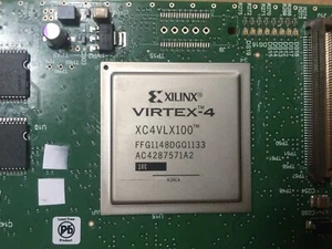 PCB Board with Xilinx VIRTEX-4 XC4VLX100 Chip and 2x DSP TMS320C6713BZDP chips - Picture 1 of 5