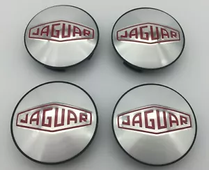 NEW GENUINE JAGUAR HERITAGE RETRO ALLOY WHEEL CENTRE CAP BADGES XF XJ XK XE X S - Picture 1 of 6