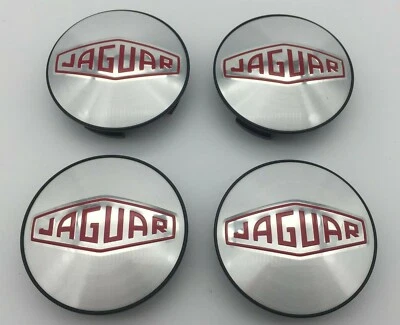 NEW GENUINE JAGUAR HERITAGE RETRO ALLOY WHEEL CENTRE CAP BADGES XF XJ XK XE X S  - Image 1 of 4